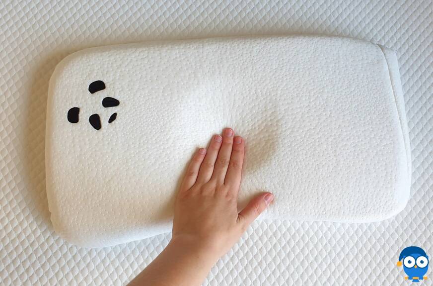 Pressing on Panda Baby pillow